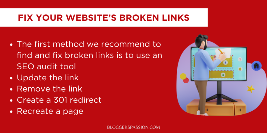 fix your website’s broken links