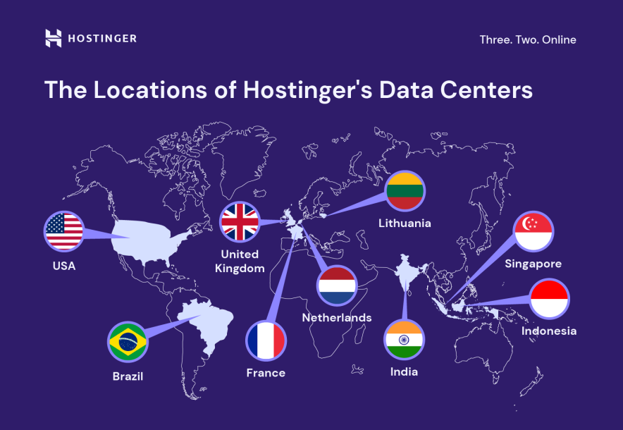 hostinger data centers location