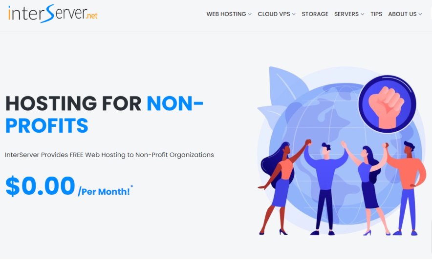 interserver free nonprofit hosting