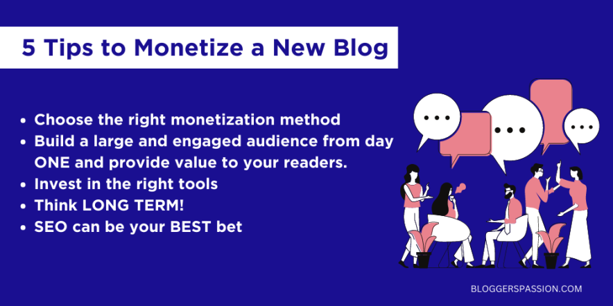 monetize new blog