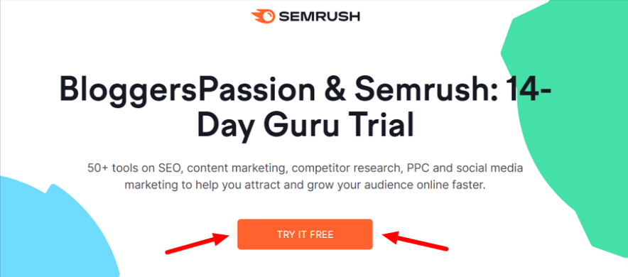 Semrush guru free trial