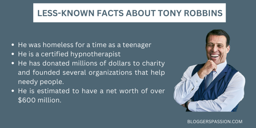 tony robbins facts