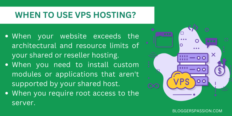 when to use vps hosting