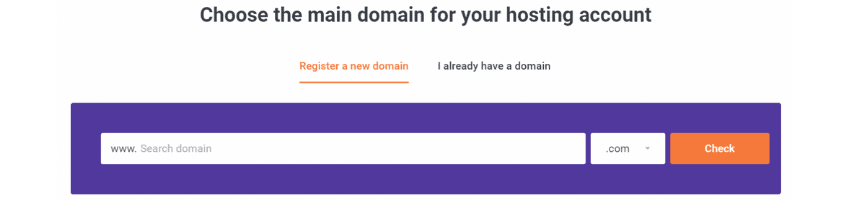 choose domain