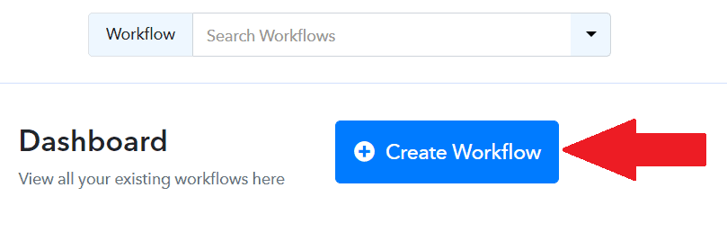create workflow button in pabbly connect