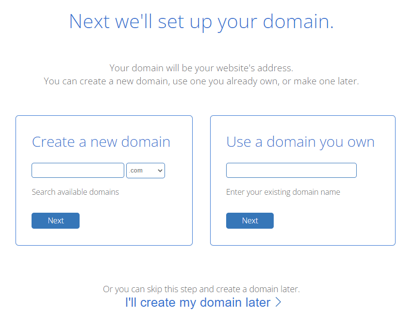 domain free bluehost