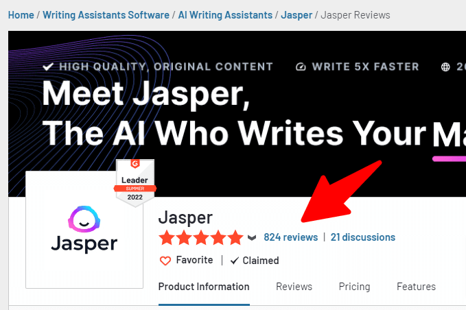 jasper reviews on G2