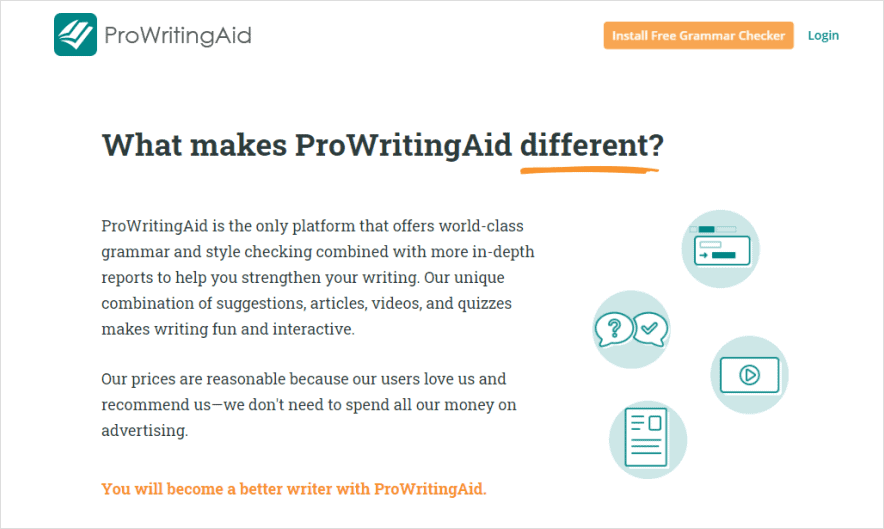 ProWritingAid tool