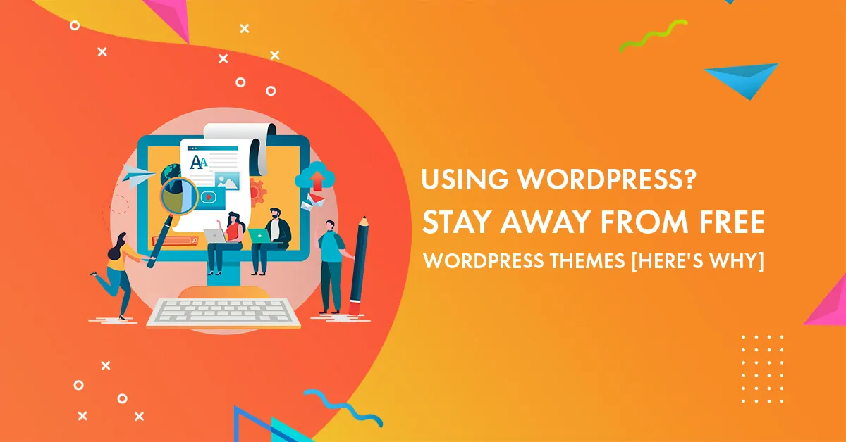 avoid free wordpress themes