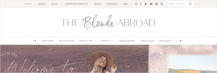 The Blonde Abroad blog