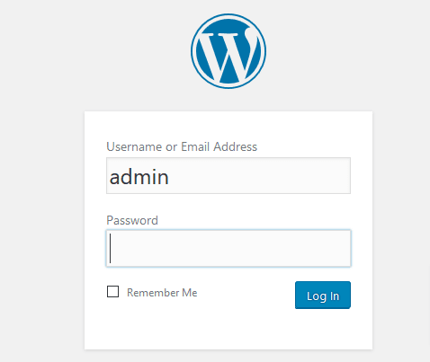 wordpress admin