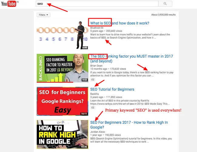 Youtube SEO thumbnail tips